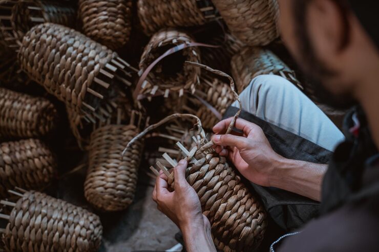 Basket weaving